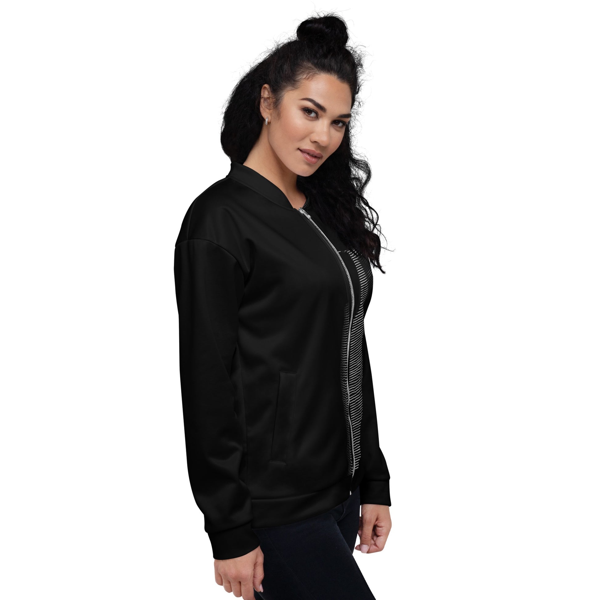 Shhh! - Womens Bomber Jacket - iSAW Company
