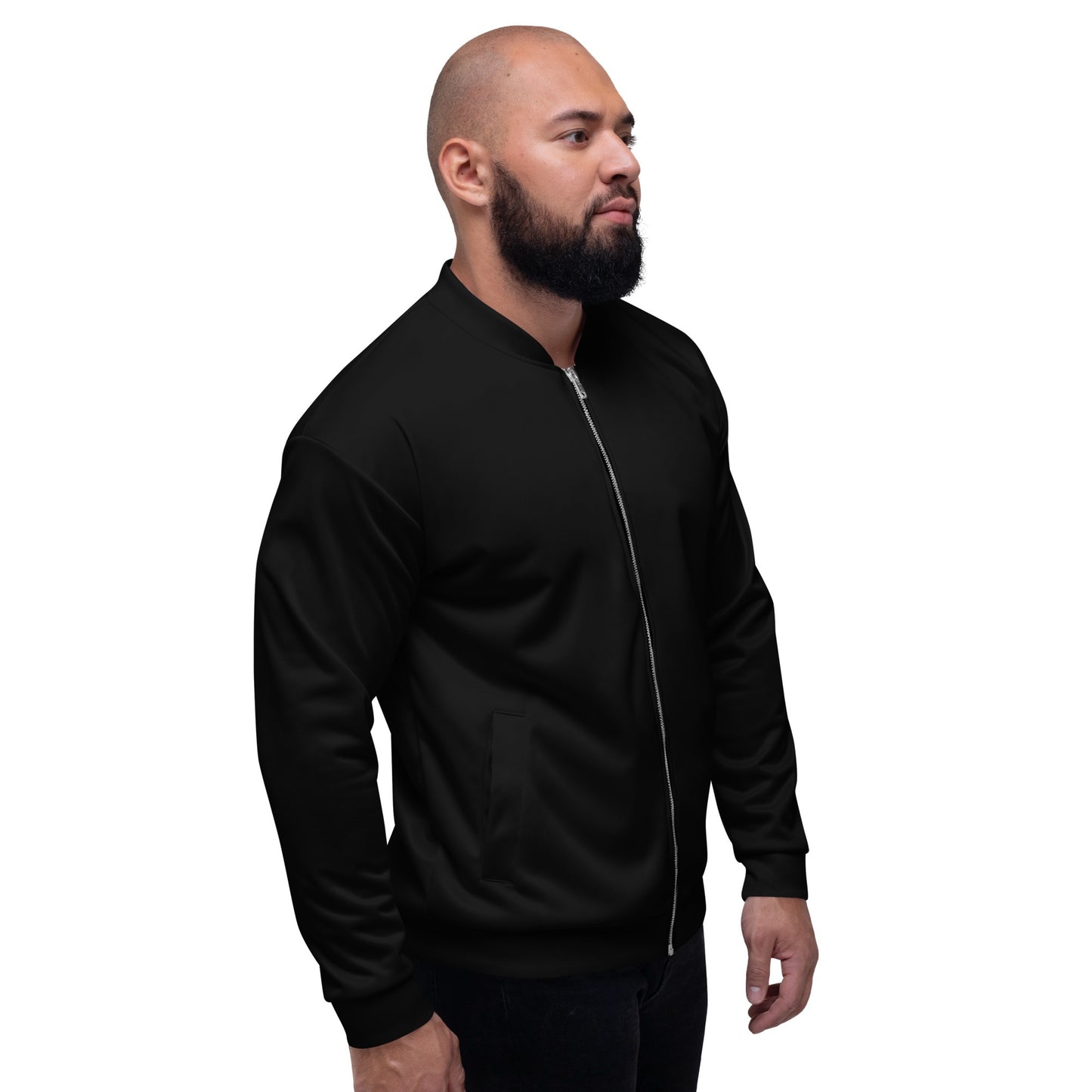 iSAW Unisex Black Bomber Jacket - iSAW Company