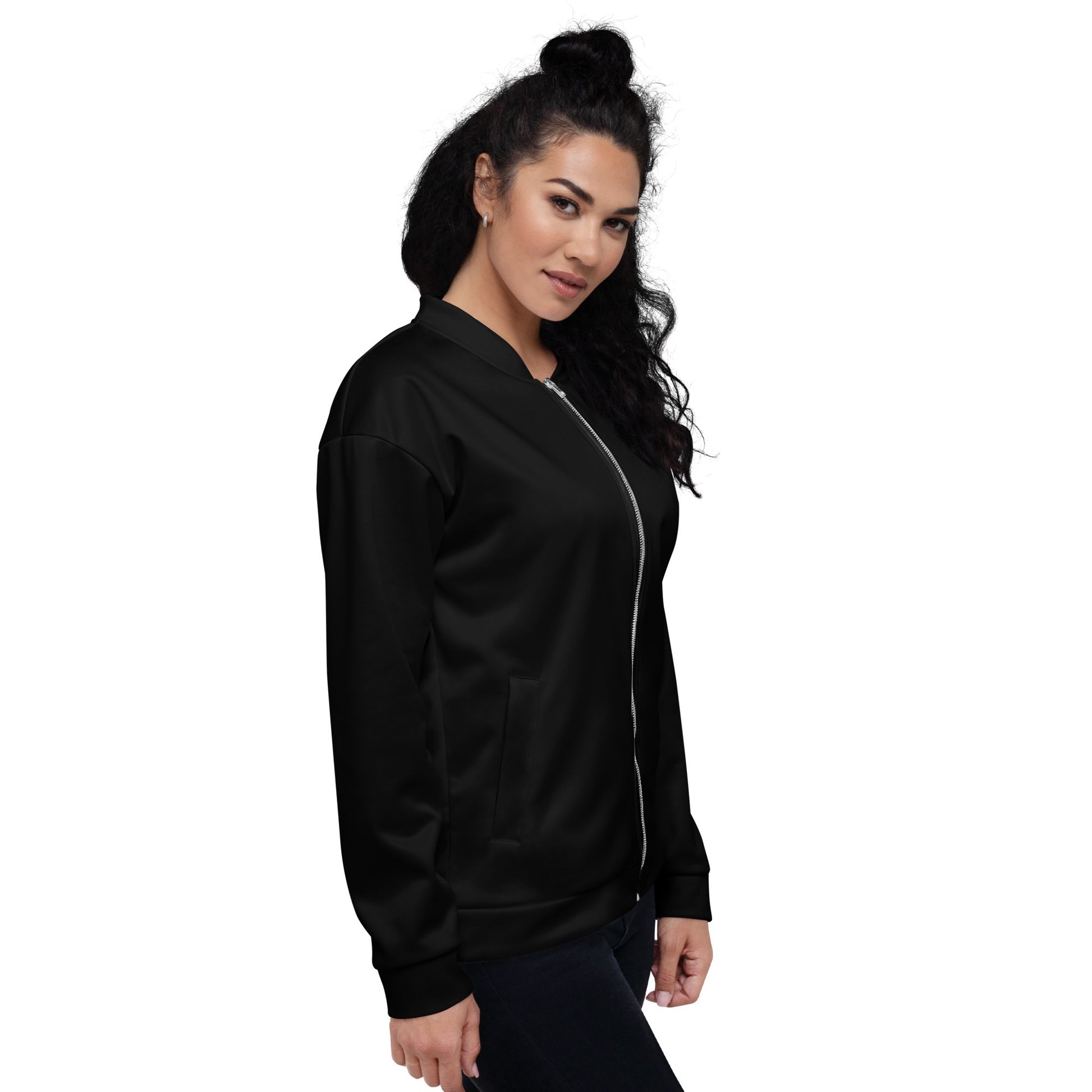 iSAW Unisex Black Bomber Jacket - iSAW Company