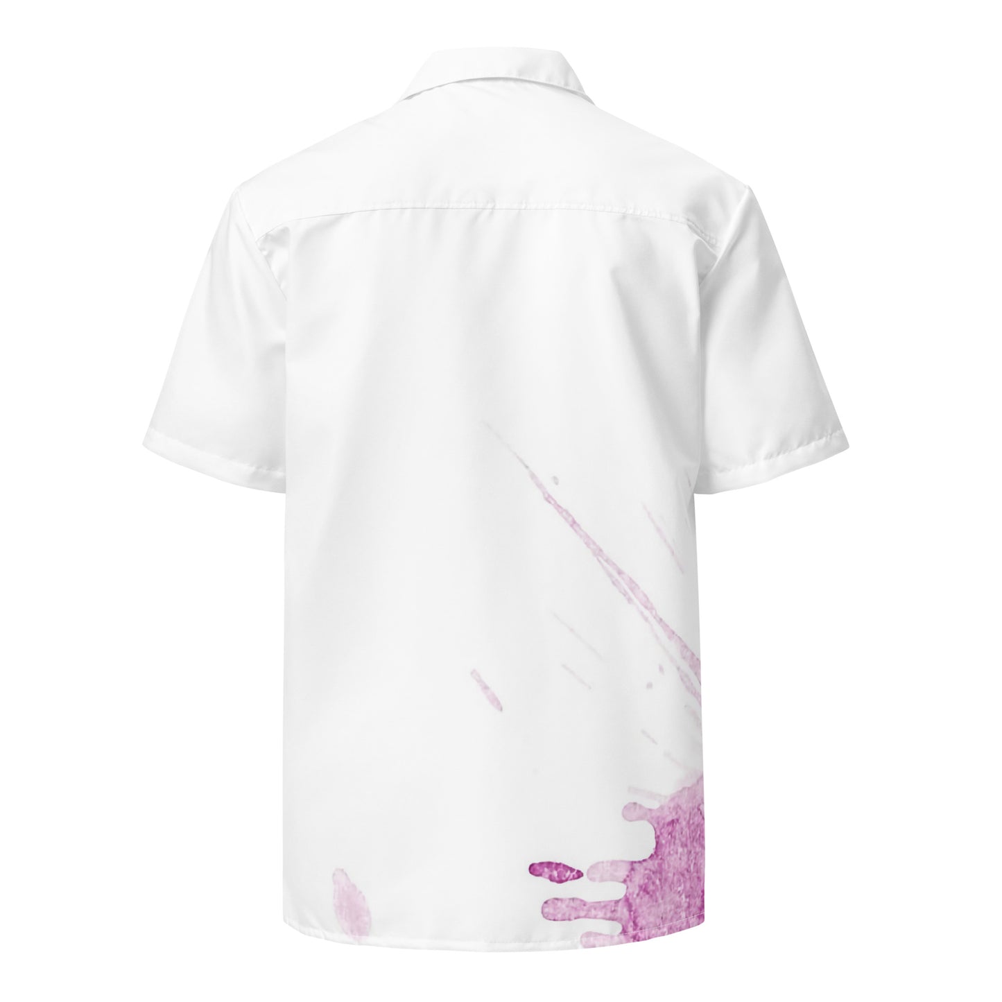Watercolour Pink Splash - Unisex Button Shirt - iSAW Company
