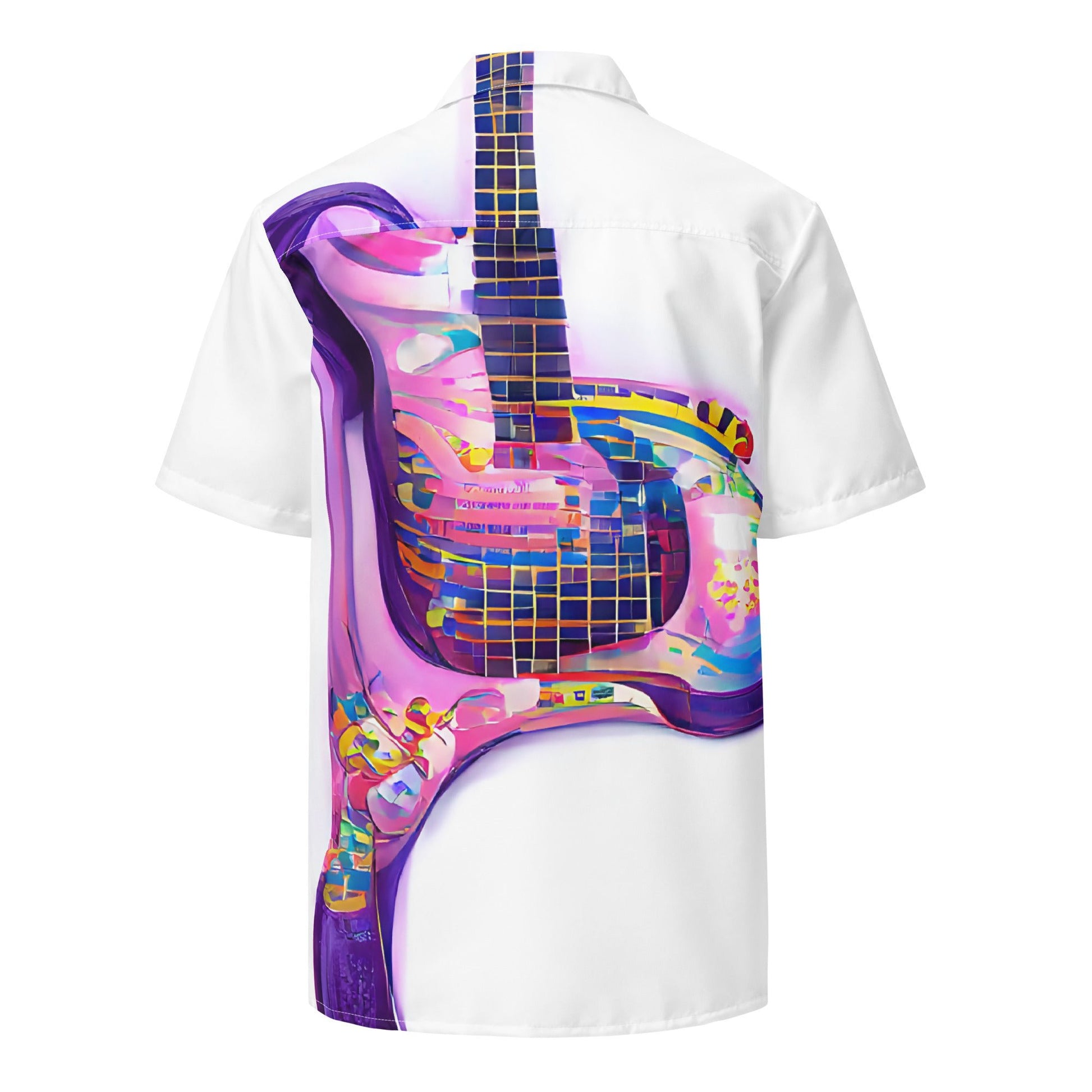 Hippie Guitar - Womens Button Shirt - iSAW Company
