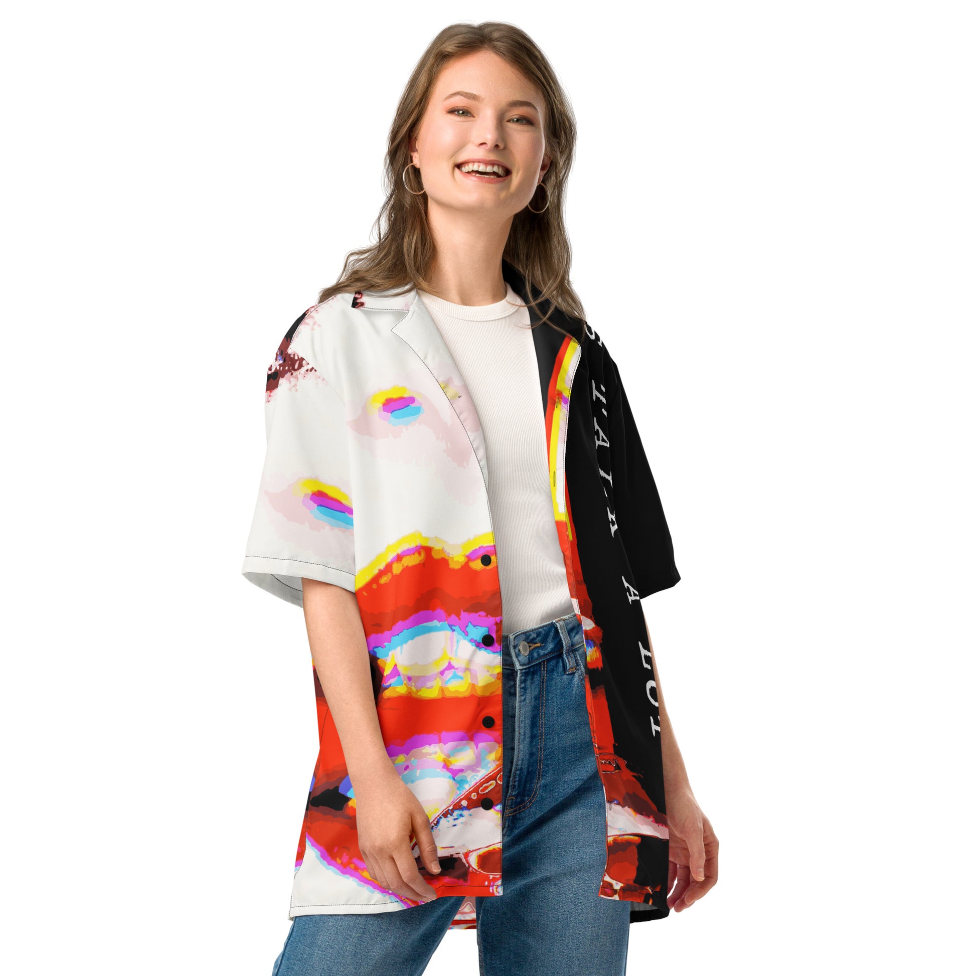 Miss Talk A Lot - Womens Button Shirt - iSAW Company