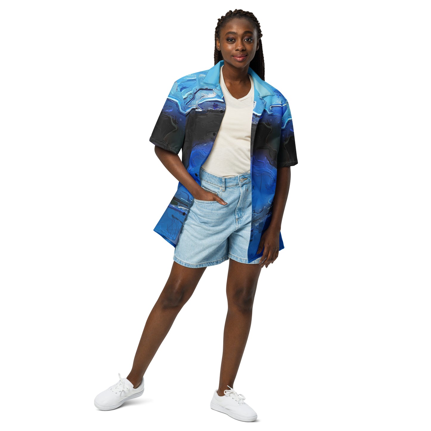 A Drop In The Ocean - Unisex Button Shirt - iSAW Company