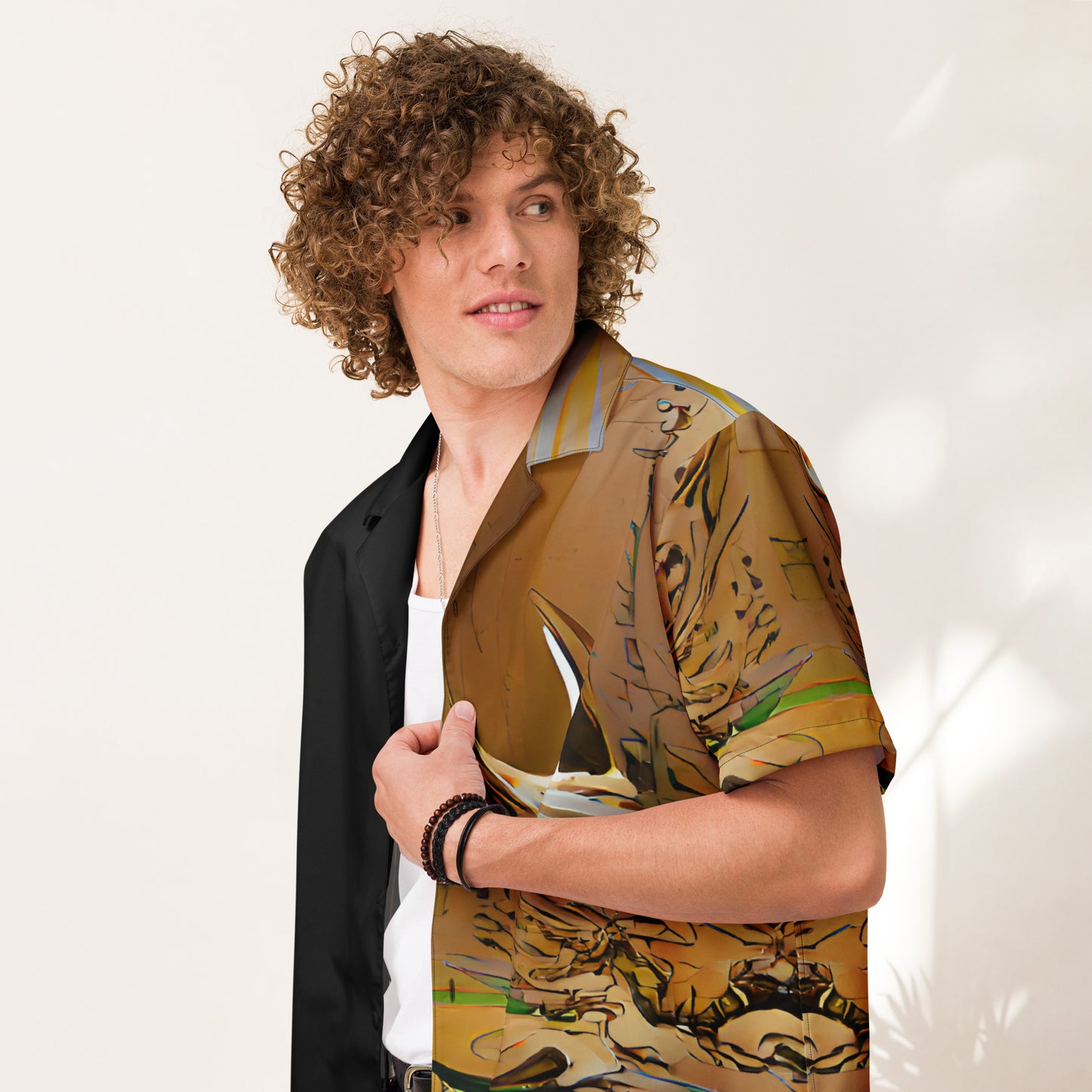 Half Black Half Gāolàng - Unisex Button Shirt - iSAW Company