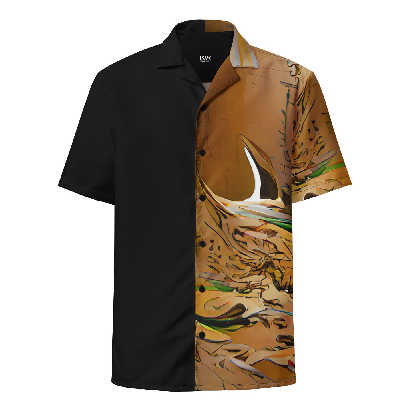 Half Black Half Gāolàng - Unisex Button Shirt - iSAW Company