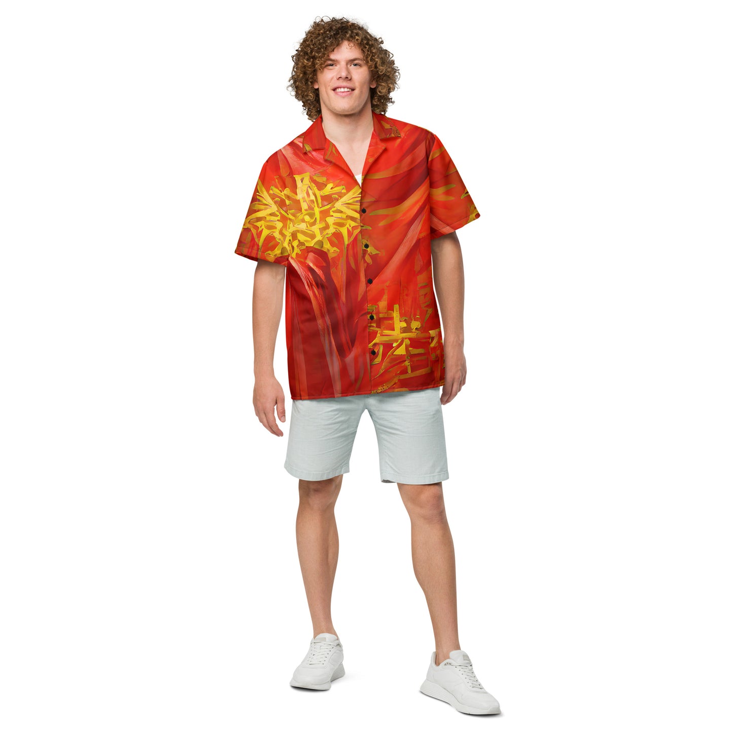 Qízhì - Unisex Button Shirt - iSAW Company