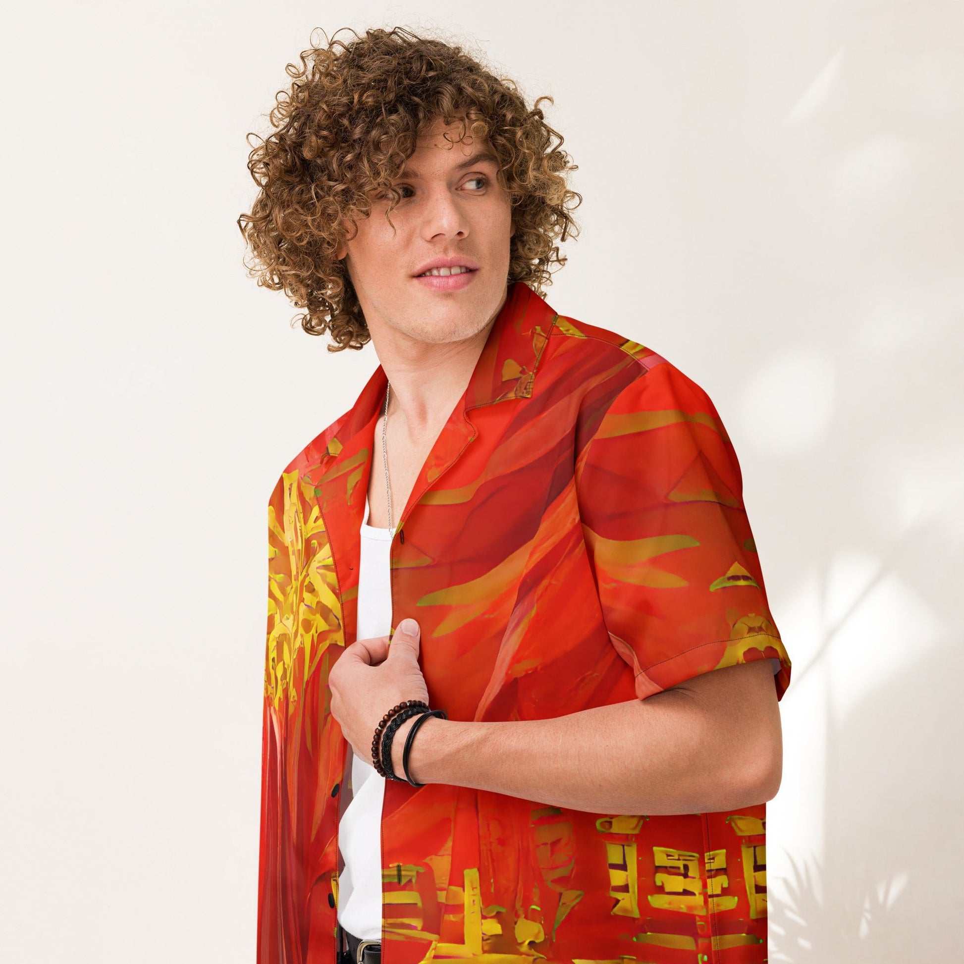 Qízhì - Unisex Button Shirt - iSAW Company