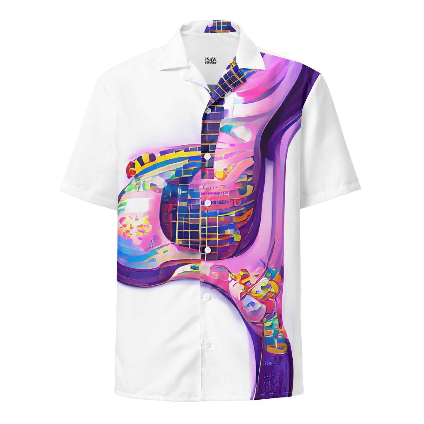 Hippie Guitar - Womens Button Shirt - iSAW Company