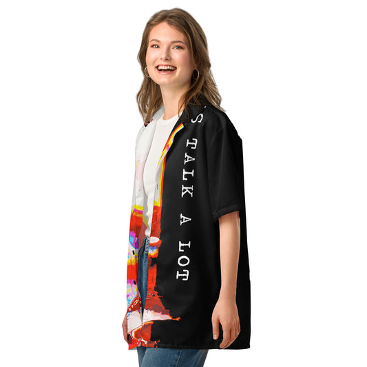 Miss Talk A Lot - Womens Button Shirt - iSAW Company