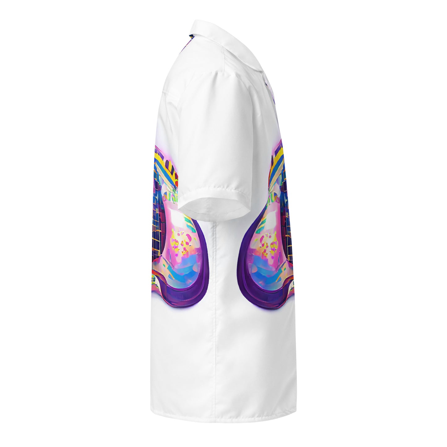 Hippie Guitar - Womens Button Shirt - iSAW Company