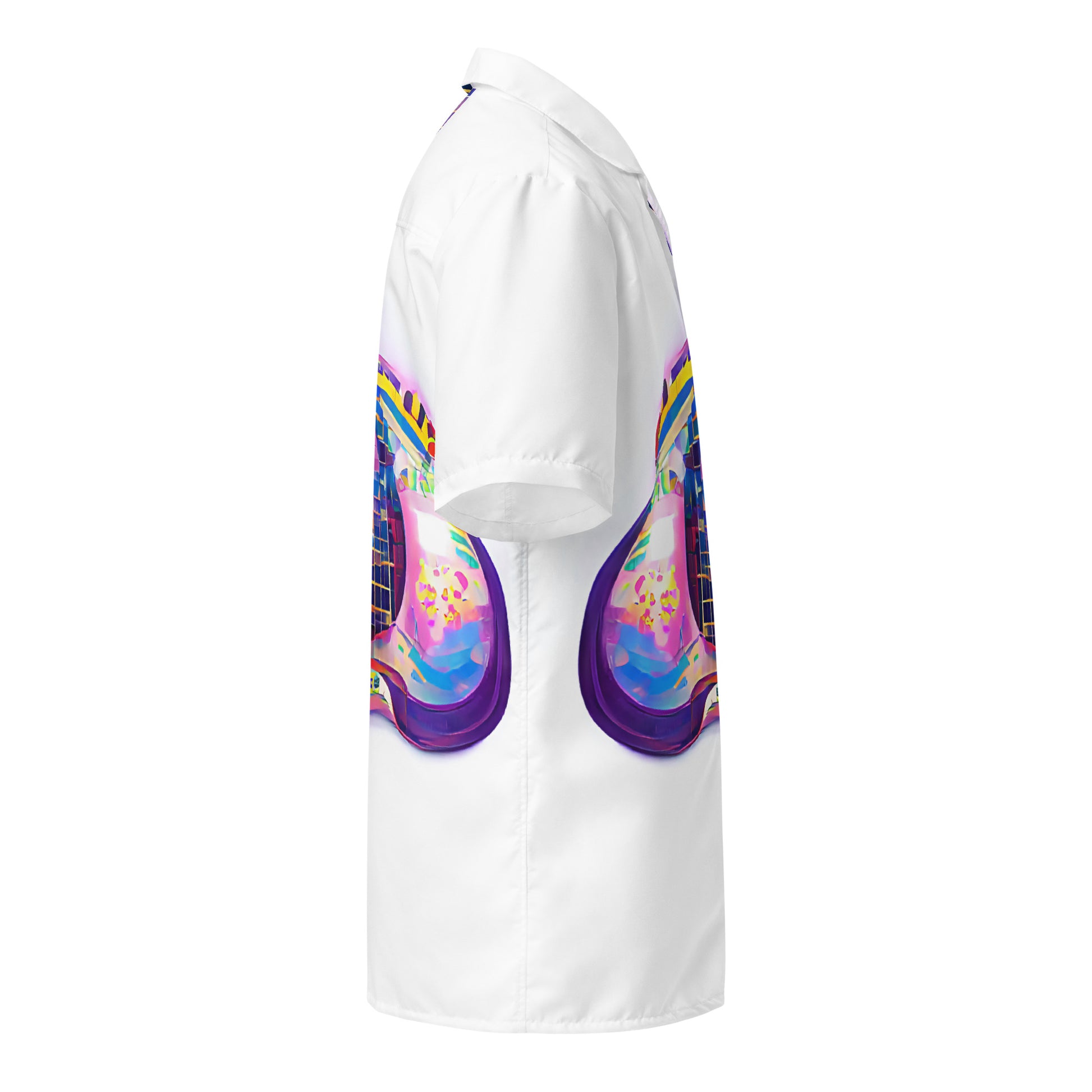 Hippie Guitar - Womens Button Shirt - iSAW Company