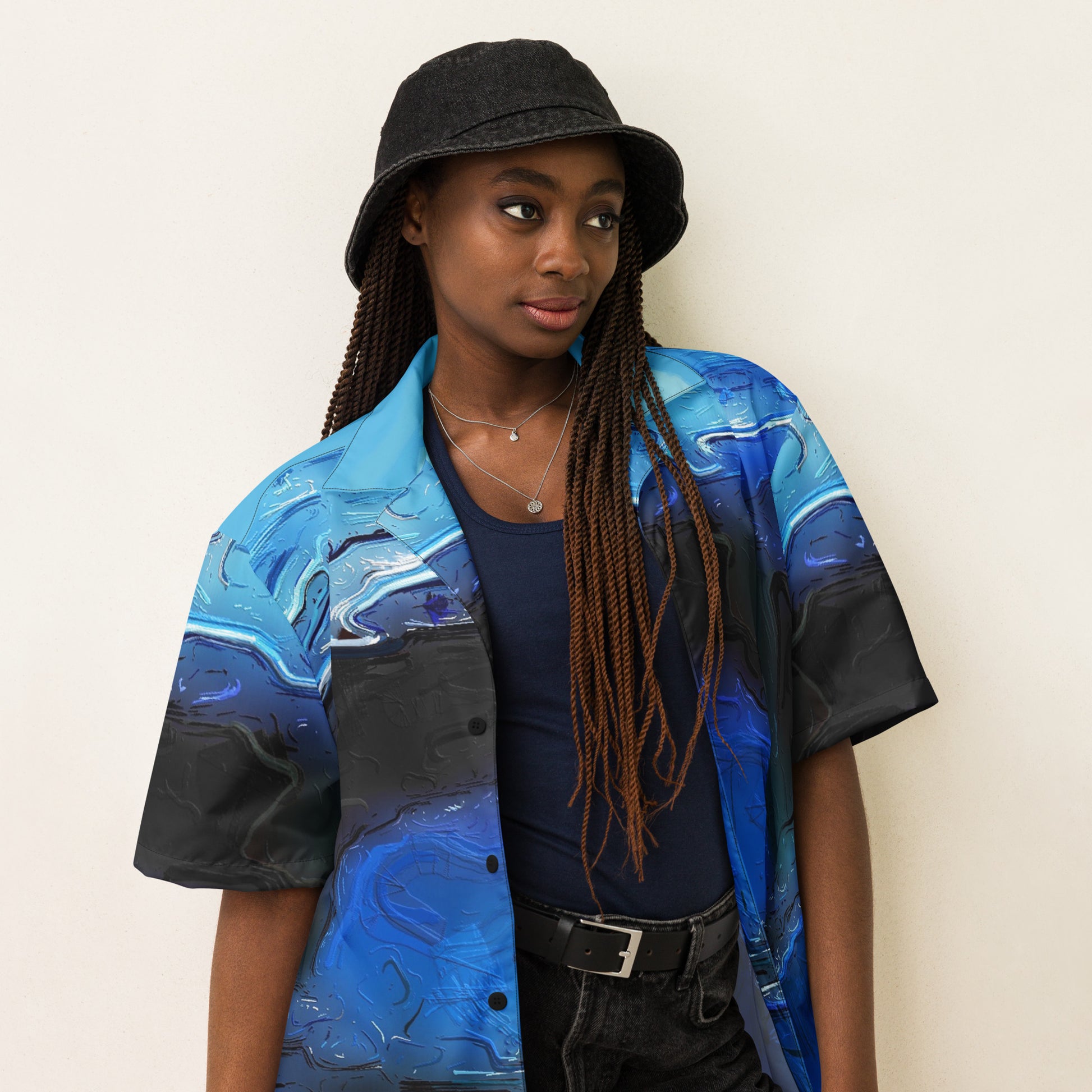 A Drop In The Ocean - Unisex Button Shirt - iSAW Company