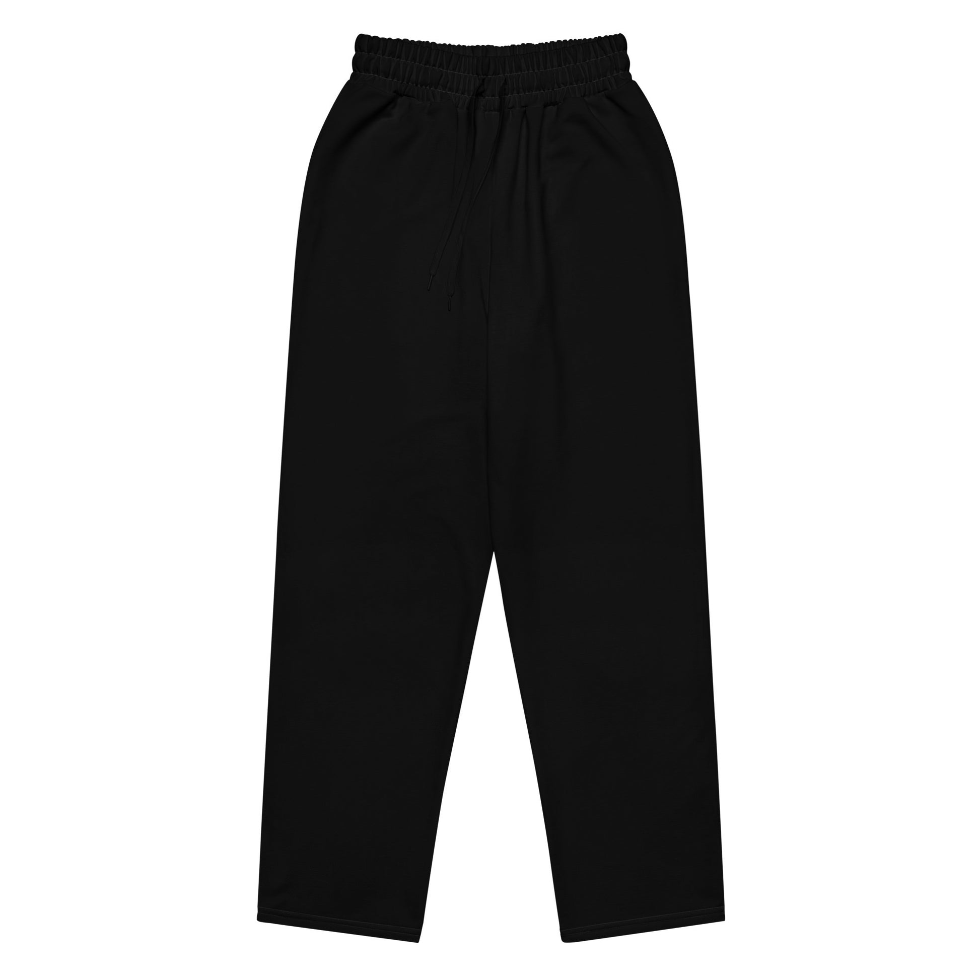 iSAW Unisex Black Wide - Leg Joggers - iSAW Company