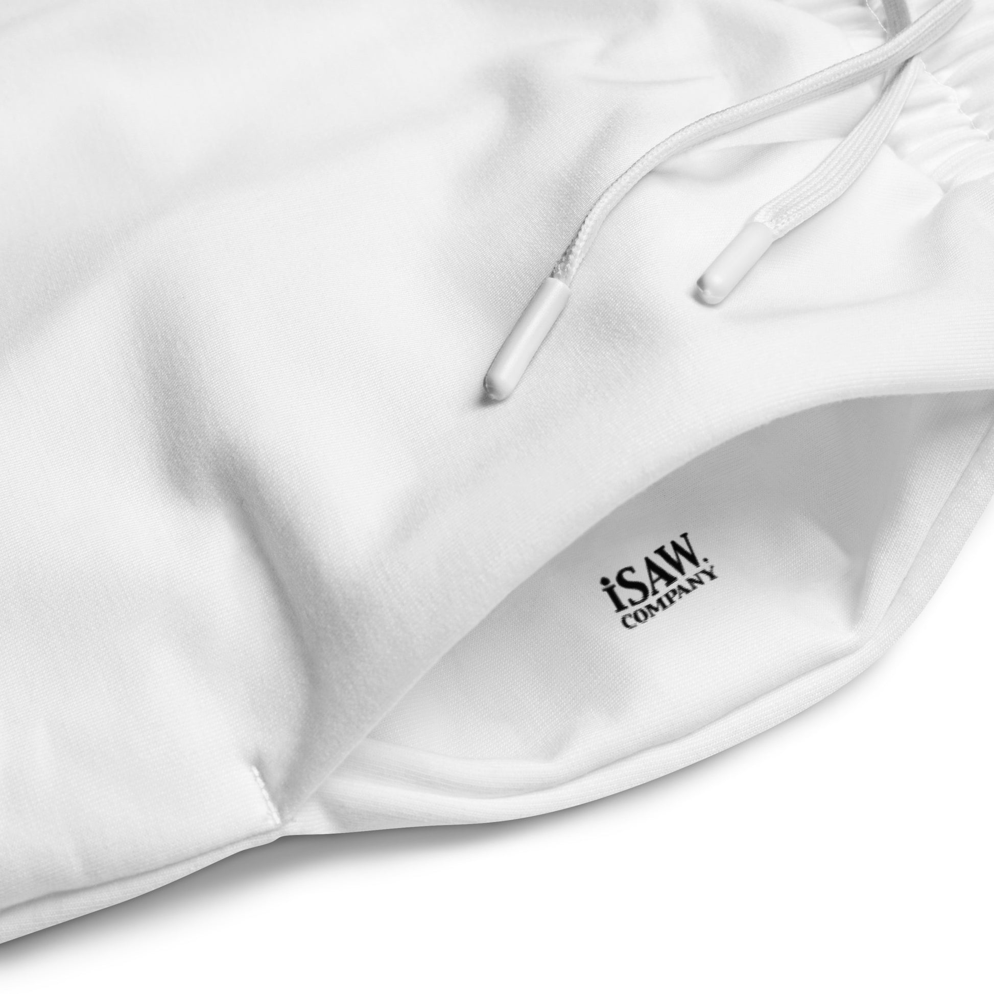 iSAW Unisex White Wide - Leg Joggers - iSAW Company