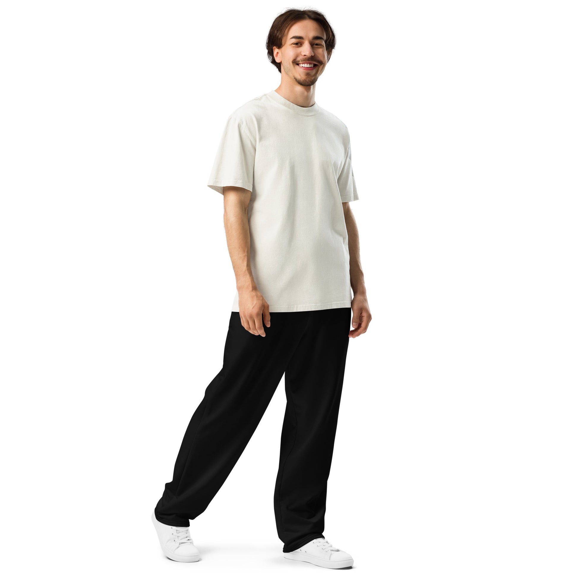 iSAW Unisex Black Wide - Leg Joggers - iSAW Company