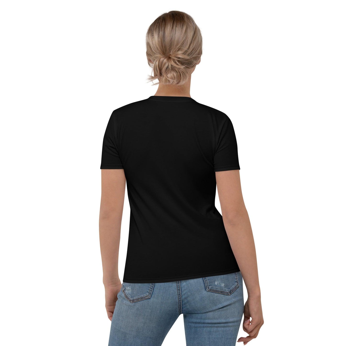 I'm On Cloud Wine - Womens Black T-Shirt