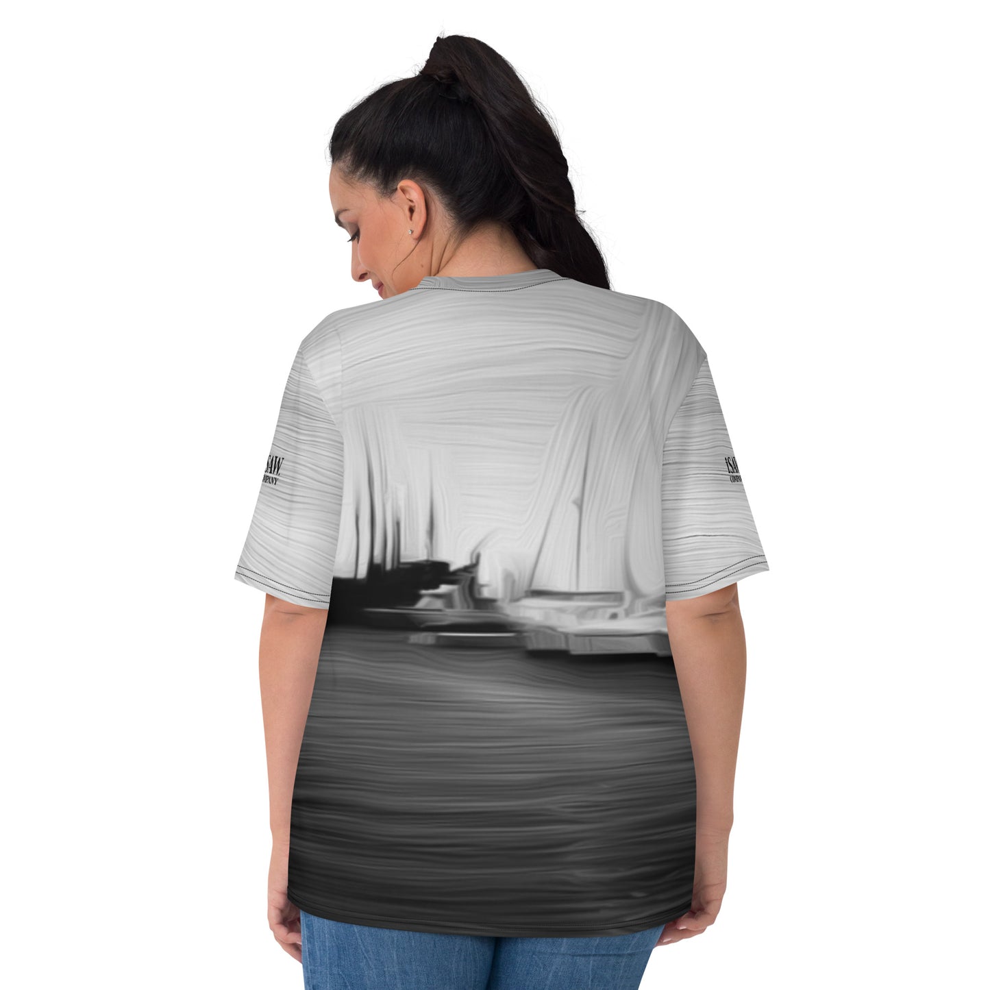 The Sleeping Yachts (at Night) - Womens T-Shirt