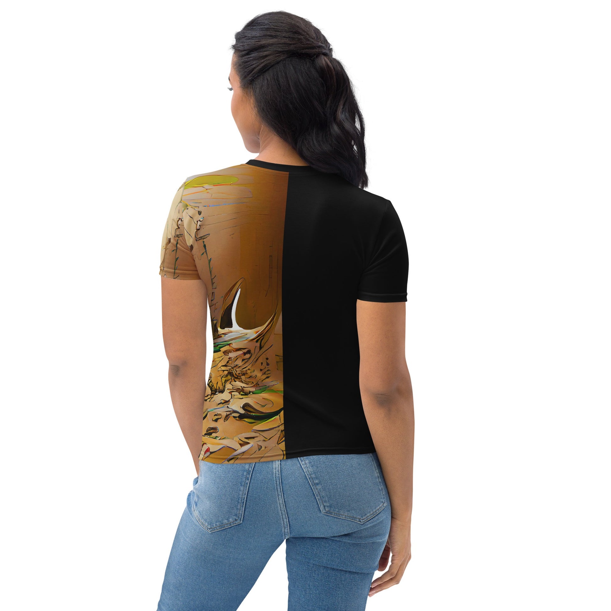 Half Black Half Gāolàng - Womens T-Shirt - iSAW Company