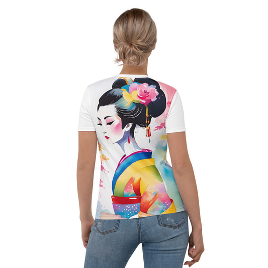Geisha Girl - Womens T-Shirt - iSAW Company