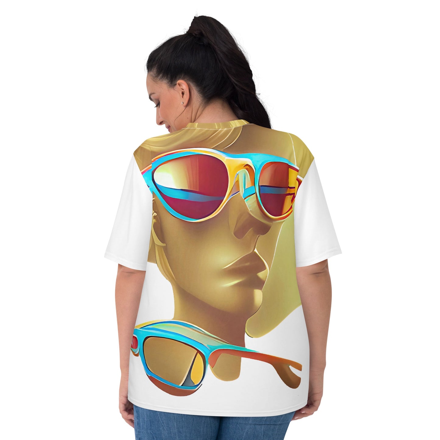 Retro Cool White - Womens T-Shirt - iSAW Company