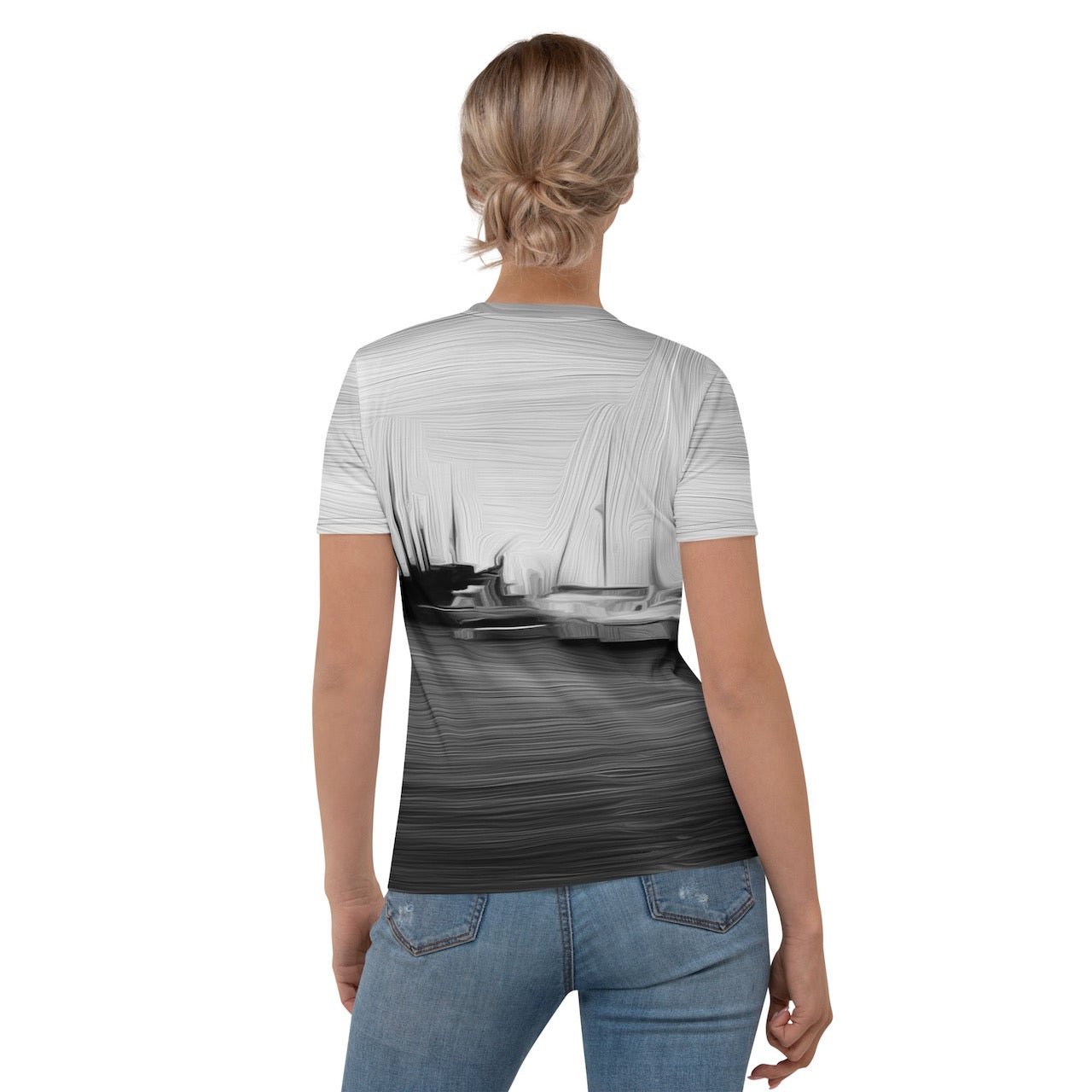 The Sleeping Yachts (at Night) - Womens T-Shirt - iSAW Company
