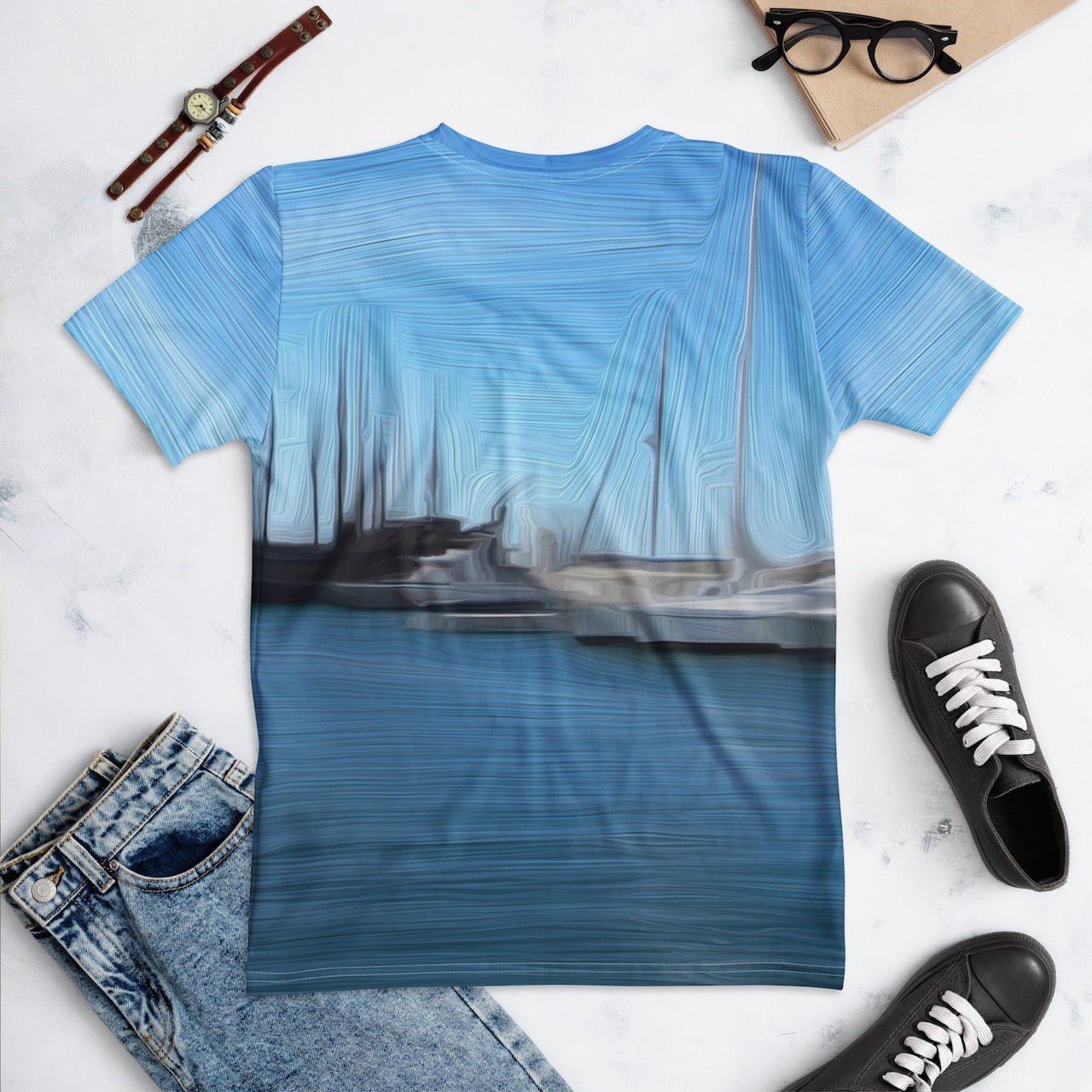 The Sleeping Yachts (at Morning) - Womens T-Shirt - iSAW Company