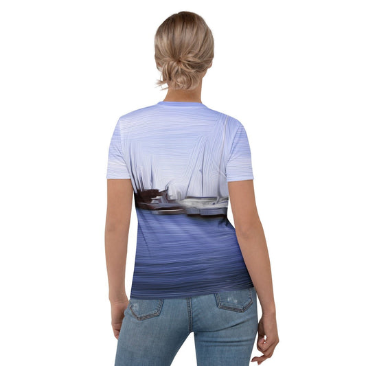 The Sleeping Yachts (at Afternoon) - Womens T-Shirt - iSAW Company