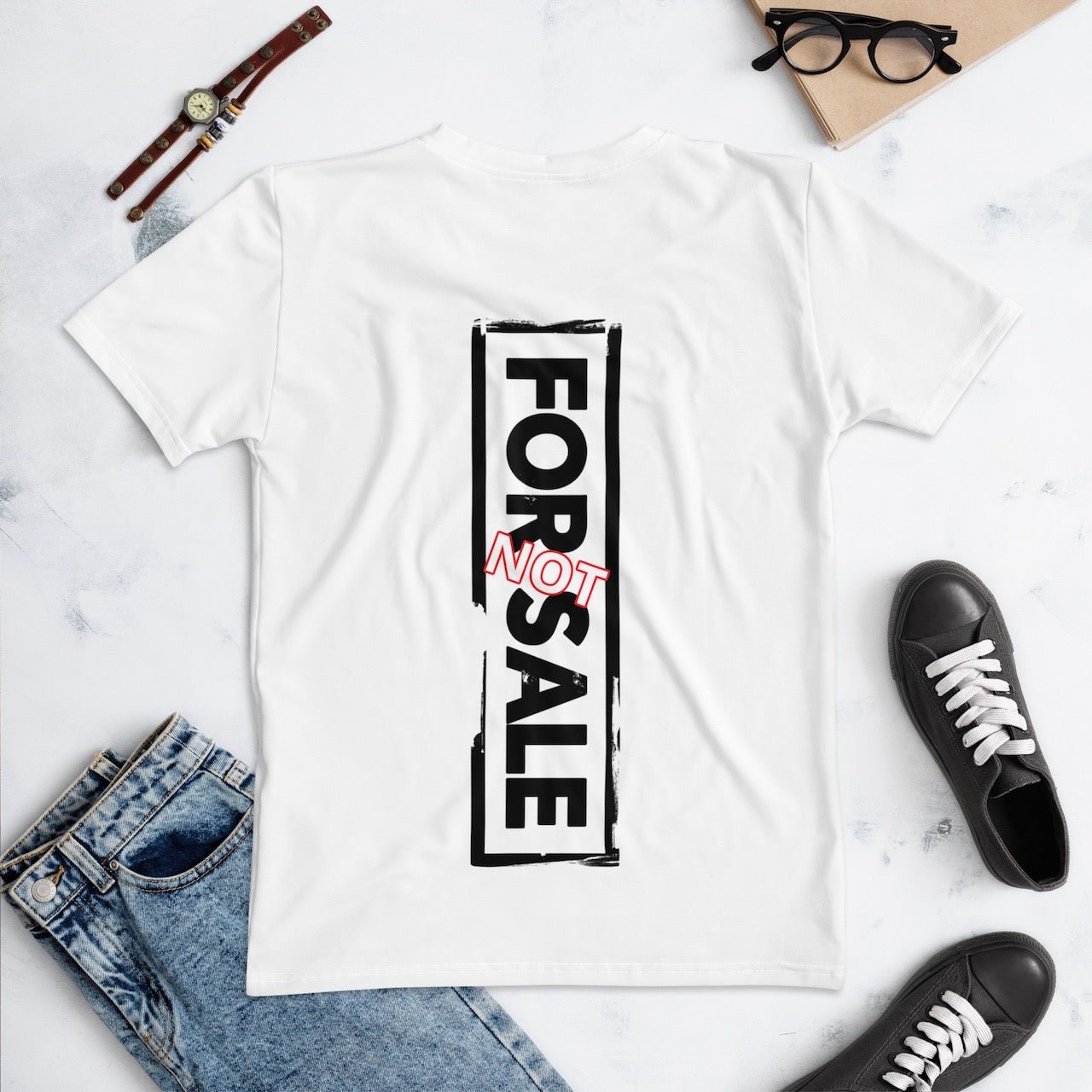 Not For Sale Black Stamp - Womens T-Shirt - iSAW Company