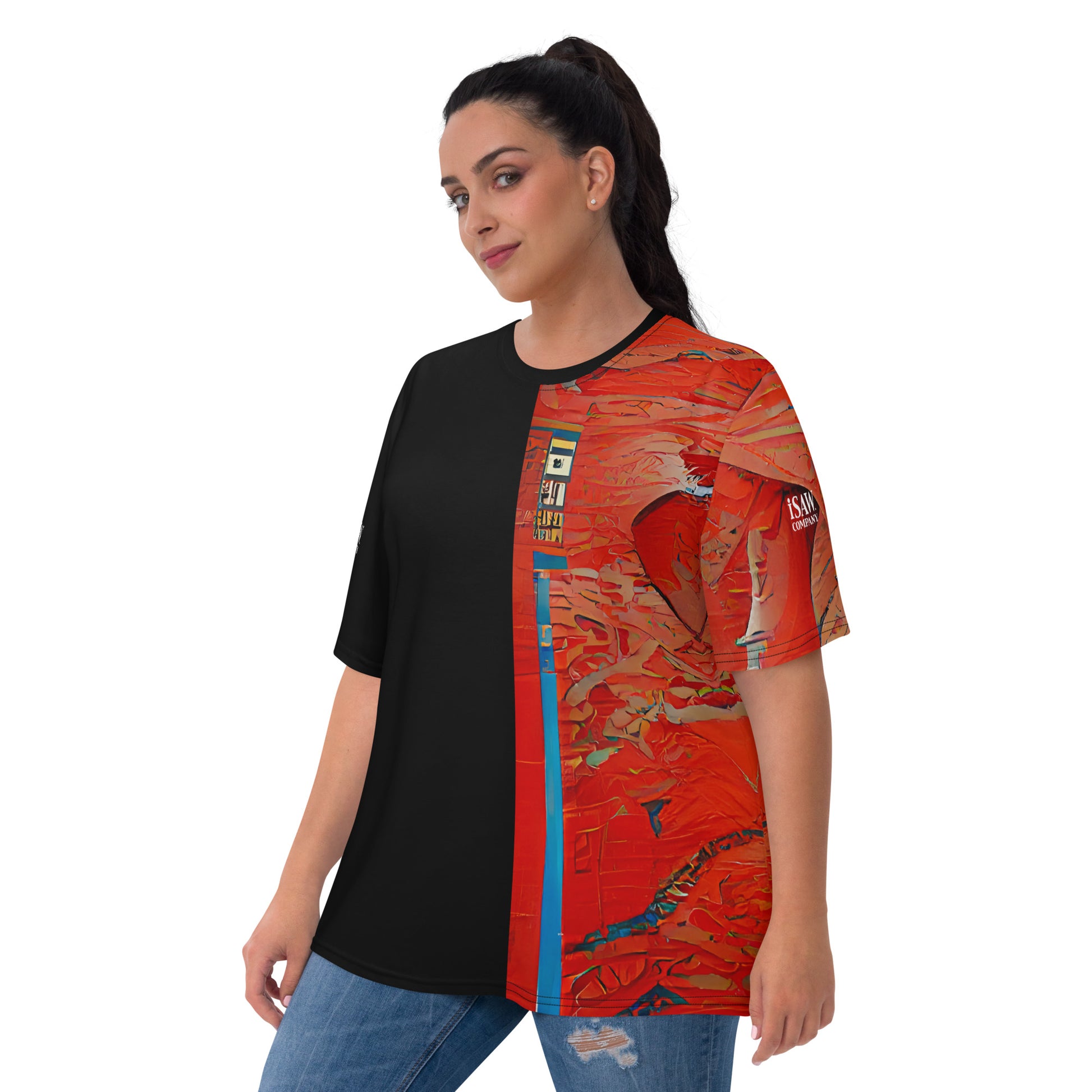 Half Black Half Hónghǎi - Womens T-Shirt - iSAW Company