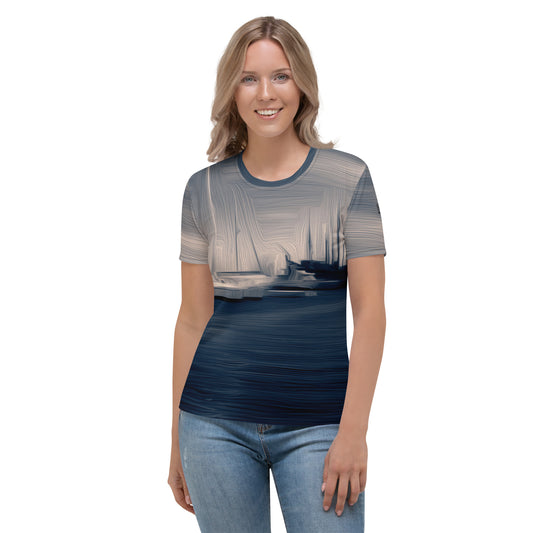 The Sleeping Yachts (at Sunrise) - Womens T-Shirt