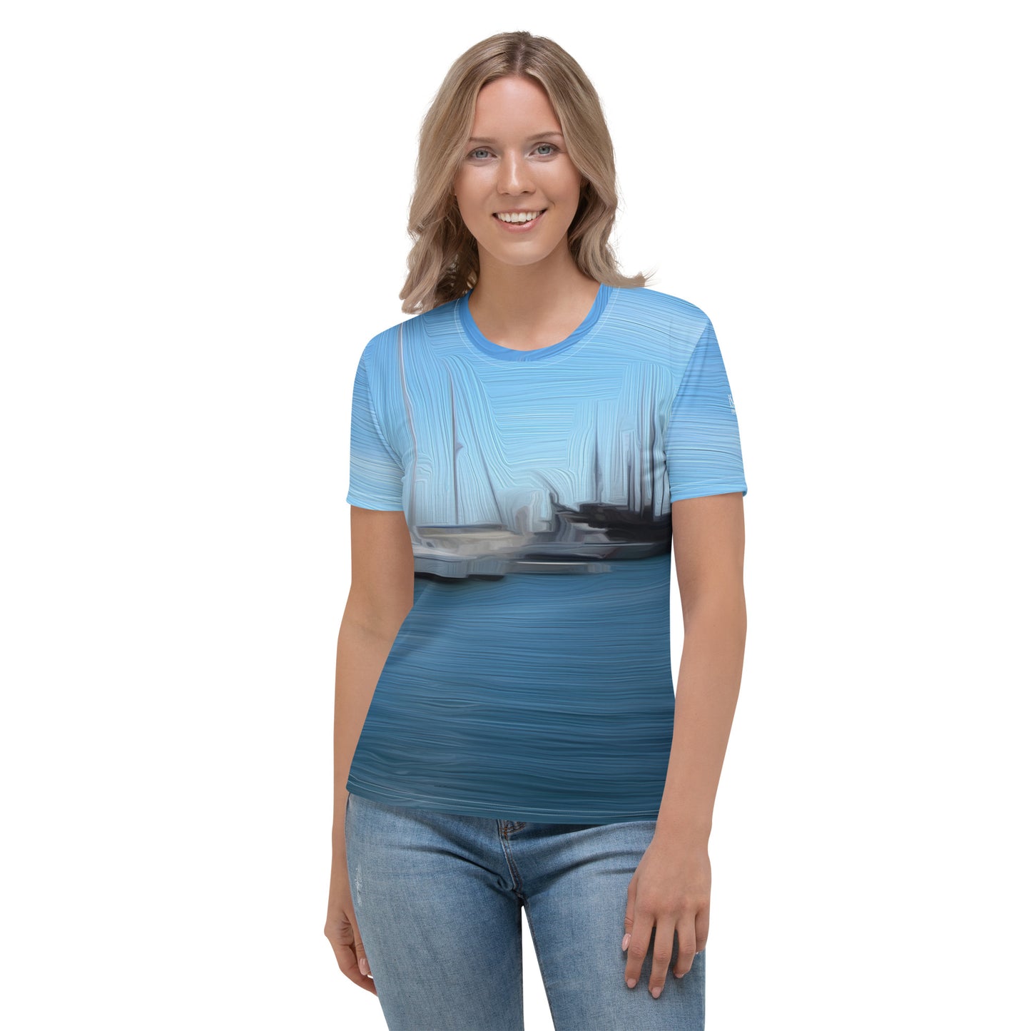 The Sleeping Yachts (at Morning) - Womens T-Shirt