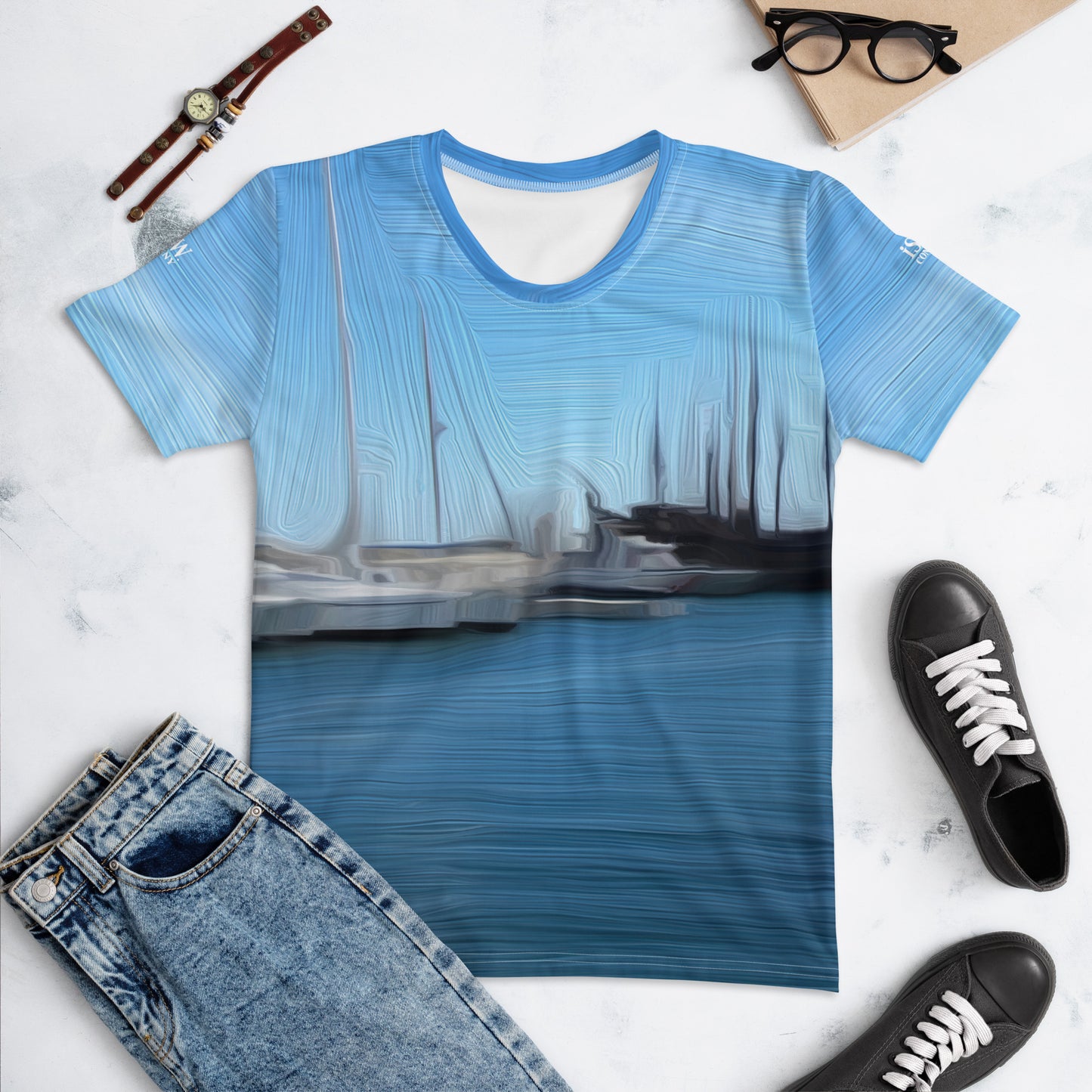 The Sleeping Yachts (at Morning) - Womens T-Shirt