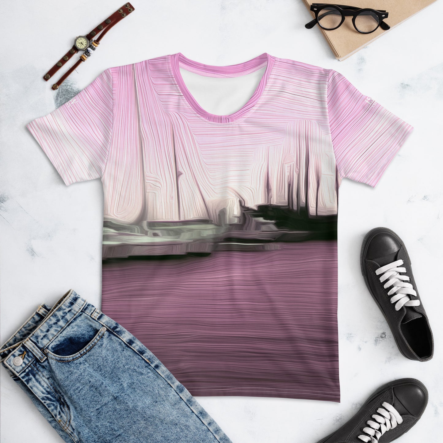 The Sleeping Yachts (at Evening) - Womens T-Shirt