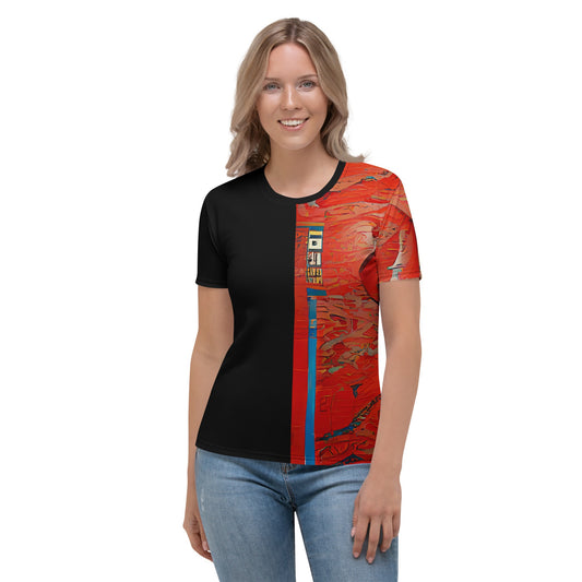 Half Black Half Hónghǎi - Womens T-Shirt - iSAW Company