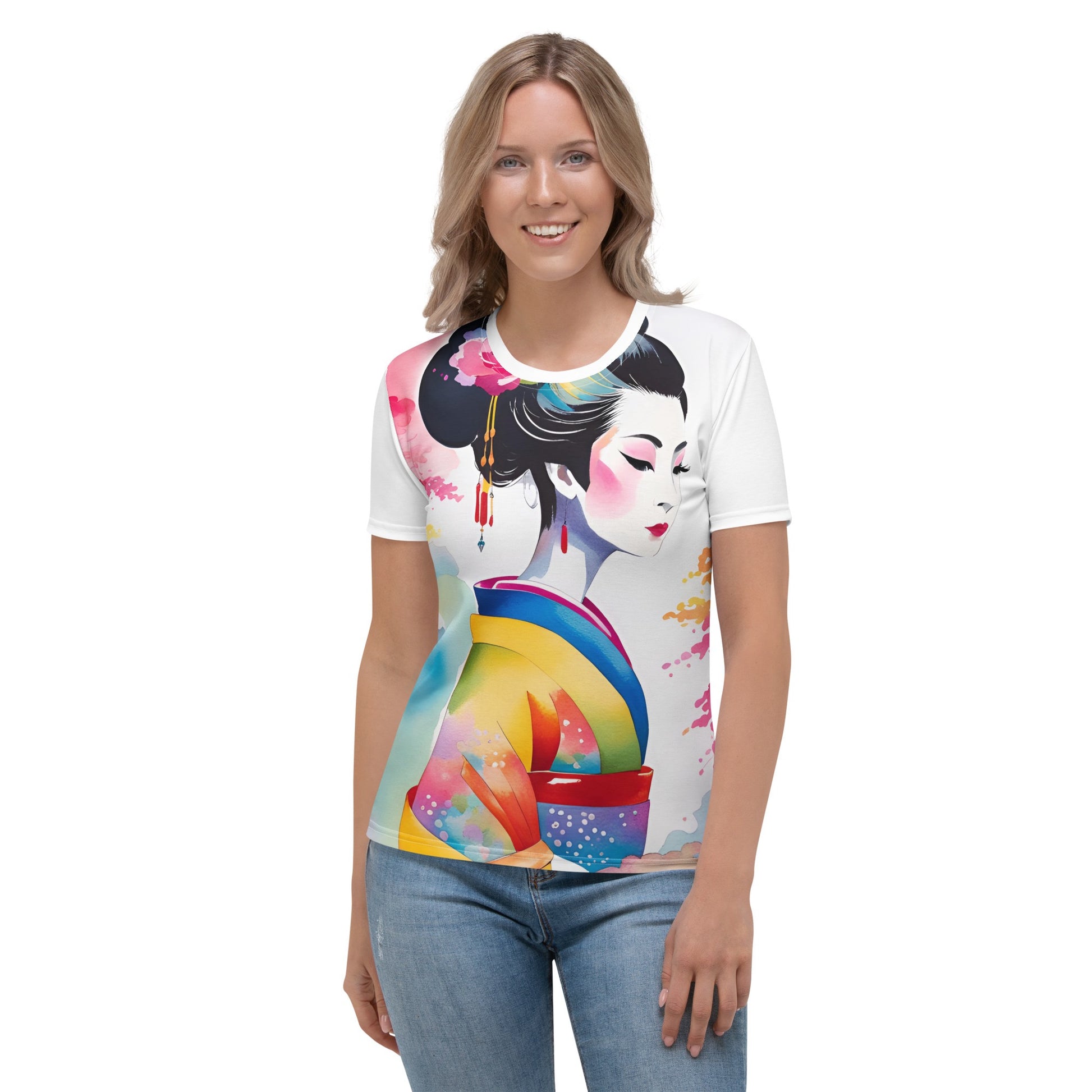 Geisha Girl - Womens T-Shirt - iSAW Company
