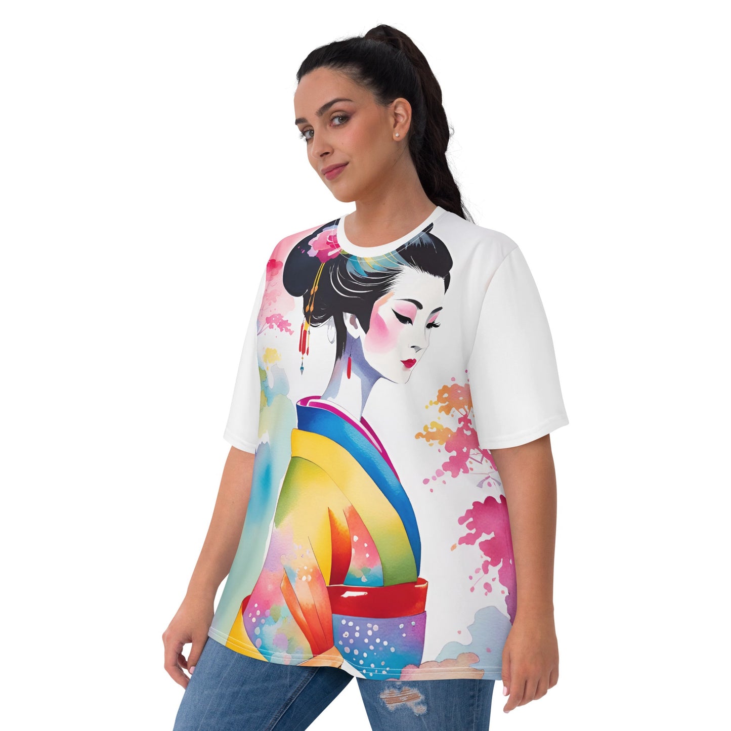Geisha Girl - Womens T-Shirt - iSAW Company