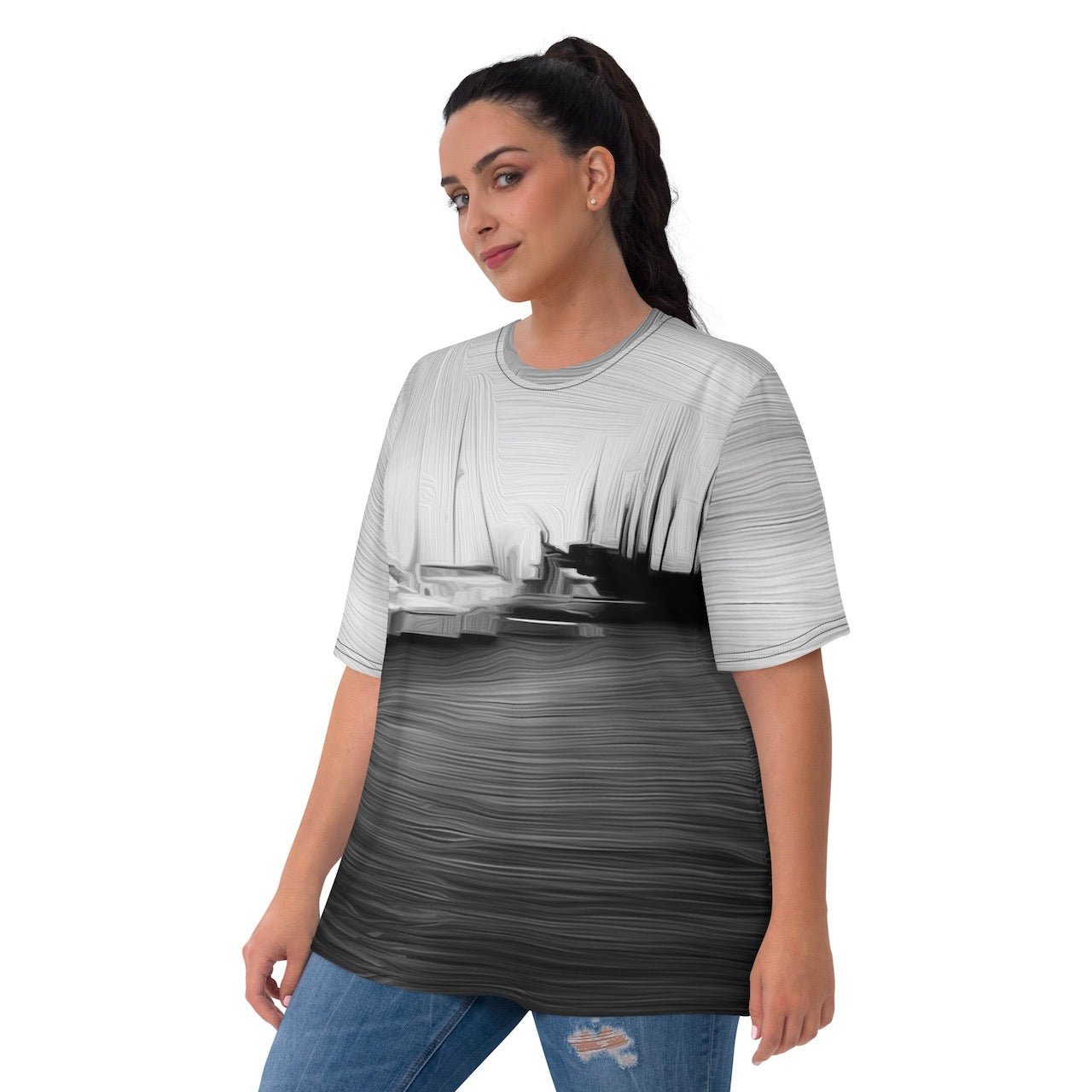 The Sleeping Yachts (at Night) - Womens T-Shirt - iSAW Company