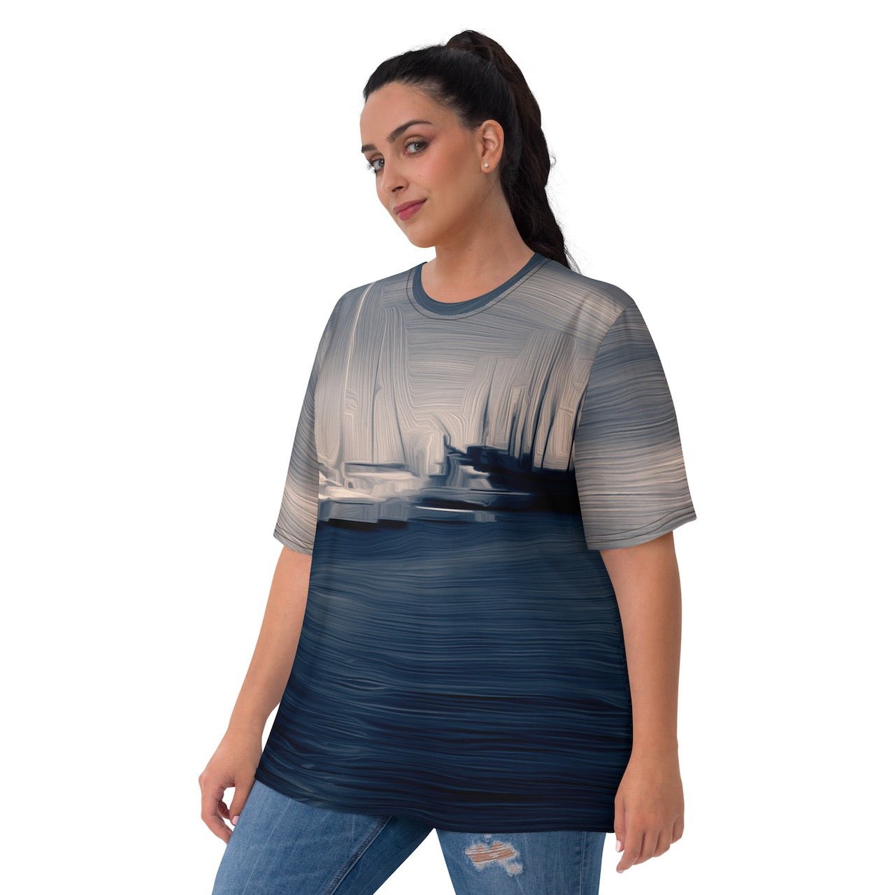 The Sleeping Yachts (at Sunrise) - Womens T-Shirt - iSAW Company