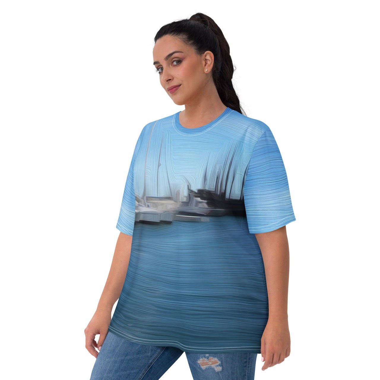 The Sleeping Yachts (at Morning) - Womens T-Shirt - iSAW Company