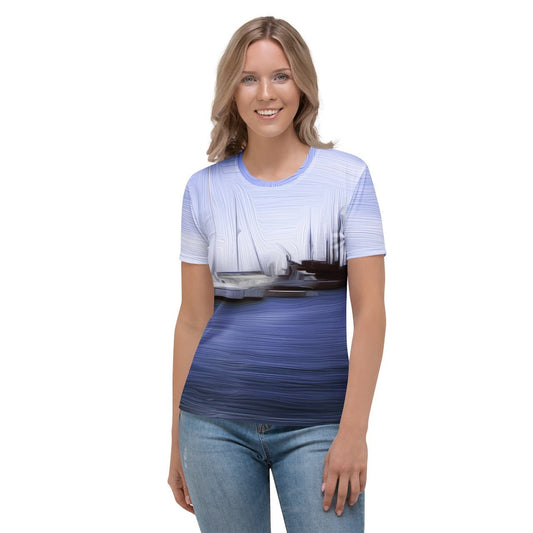 The Sleeping Yachts (at Afternoon) - Womens T-Shirt - iSAW Company