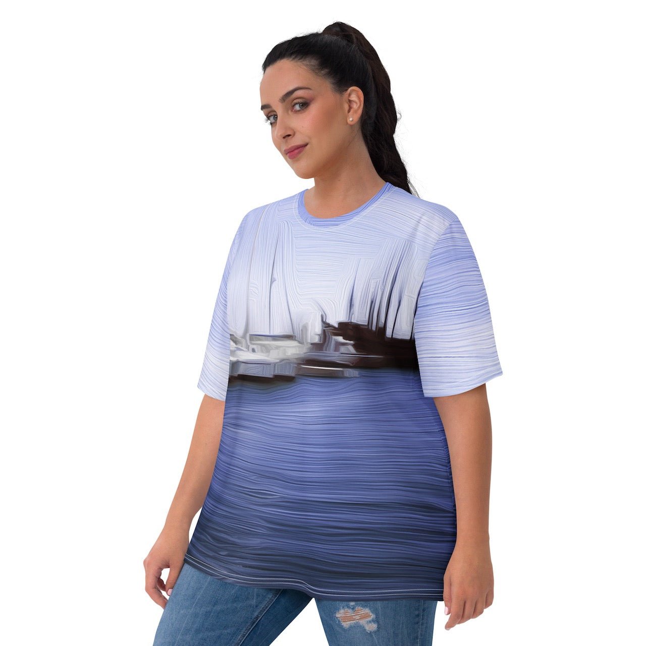 The Sleeping Yachts (at Afternoon) - Womens T-Shirt - iSAW Company