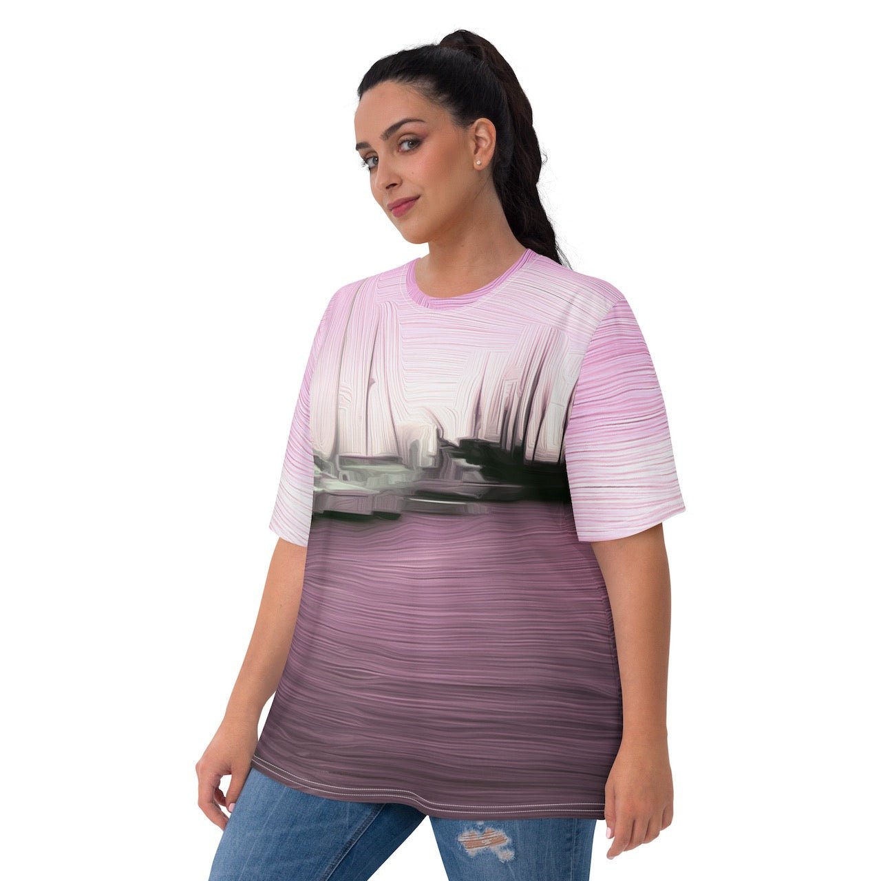 The Sleeping Yachts (at Evening) - Womens T-Shirt - iSAW Company