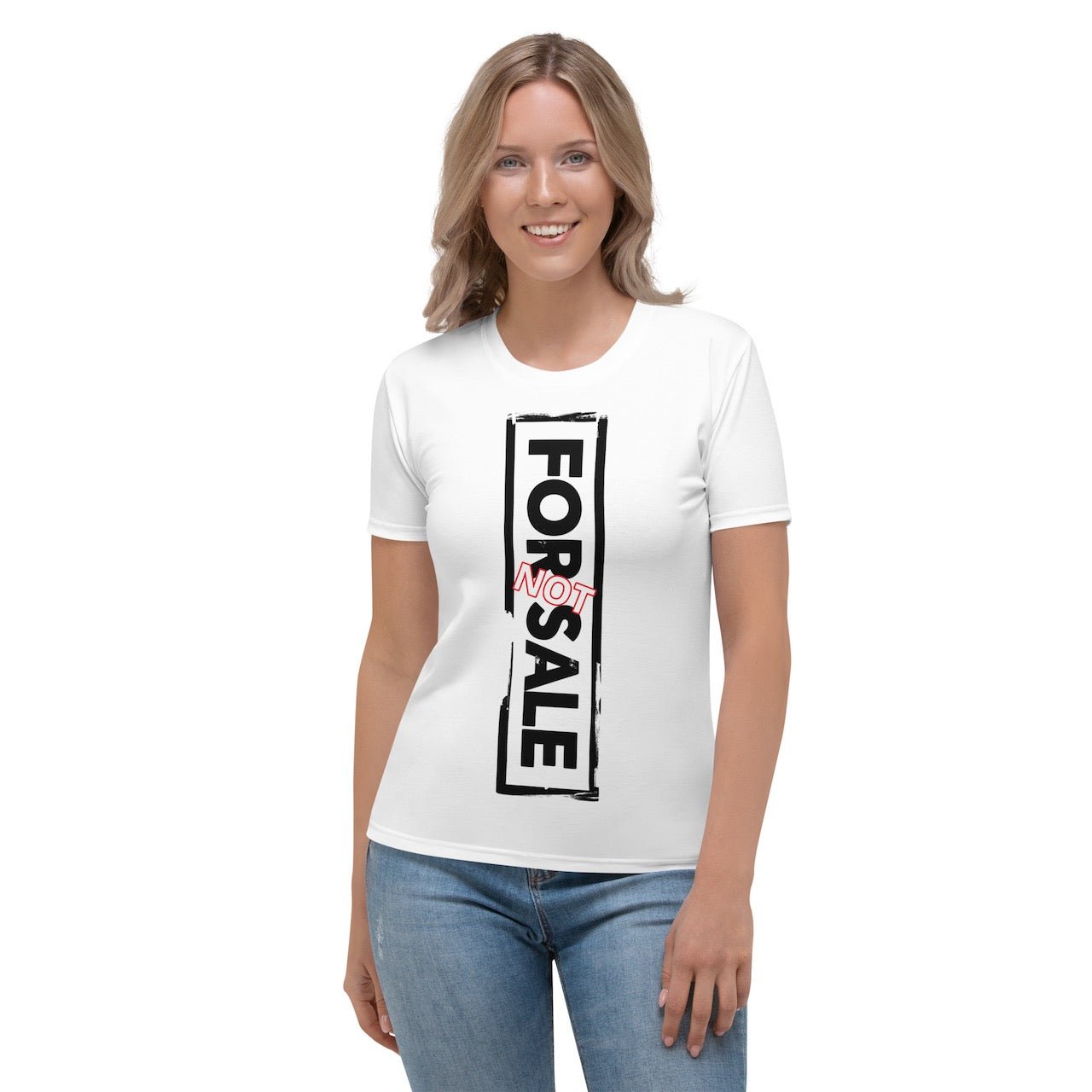 Not For Sale Black Stamp - Womens T-Shirt - iSAW Company
