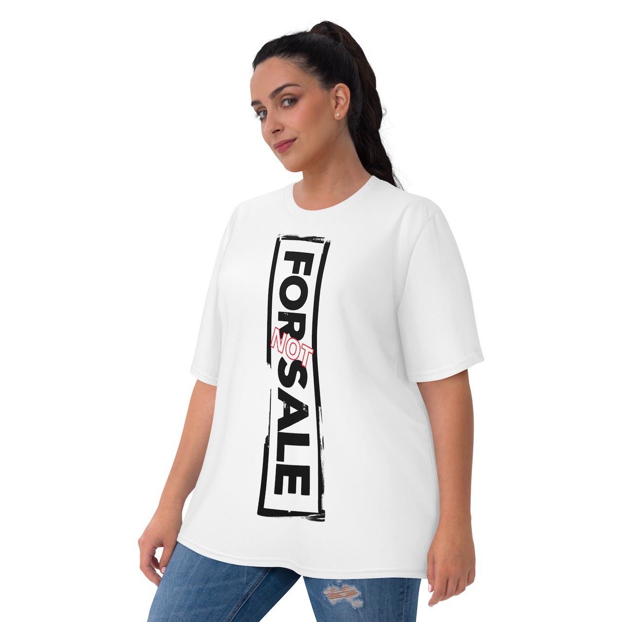 Not For Sale Black Stamp - Womens T-Shirt - iSAW Company