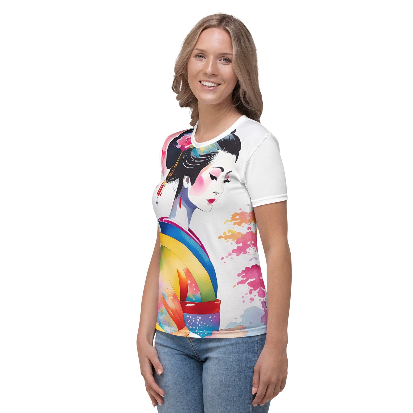Geisha Girl - Womens T-Shirt - iSAW Company