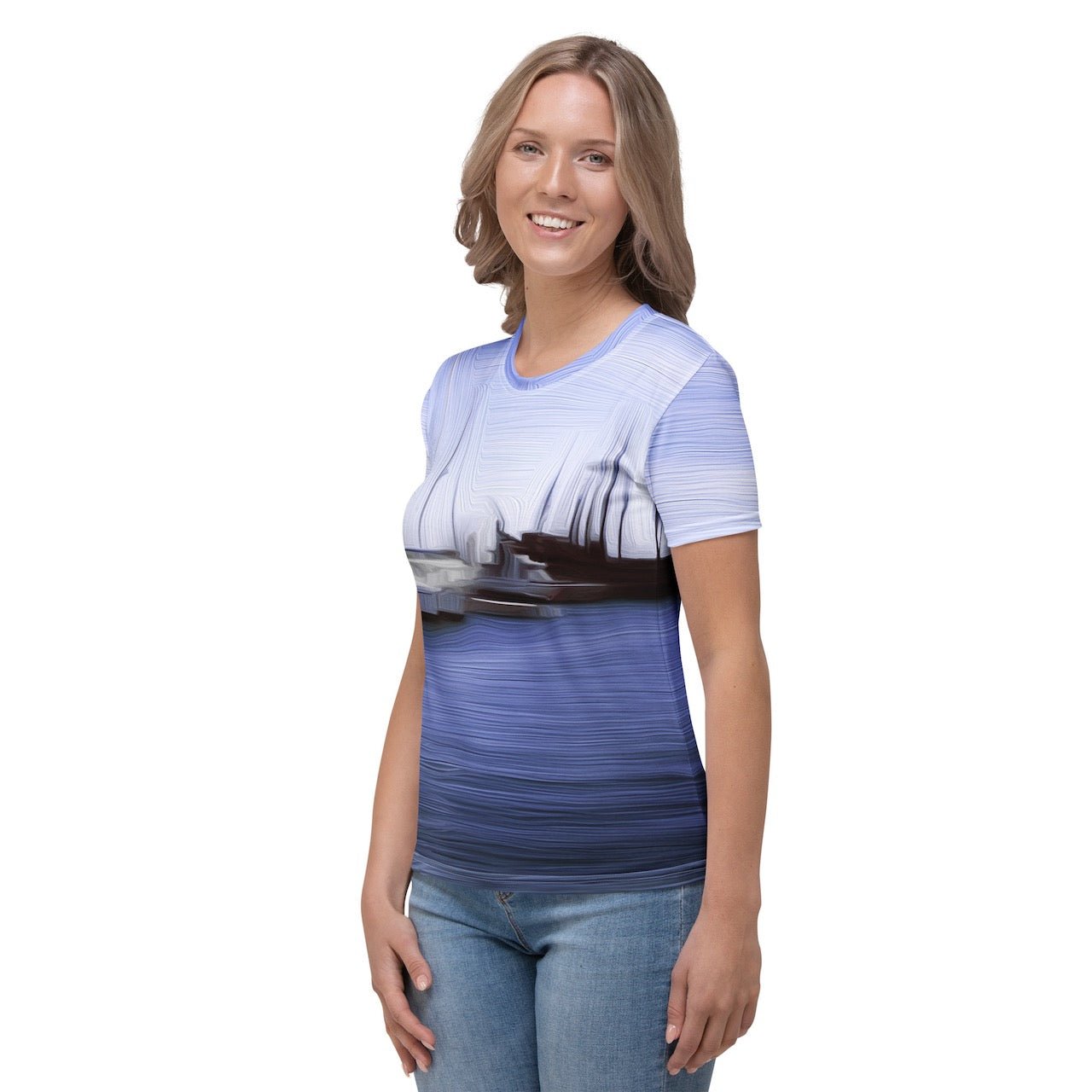 The Sleeping Yachts (at Afternoon) - Womens T-Shirt - iSAW Company