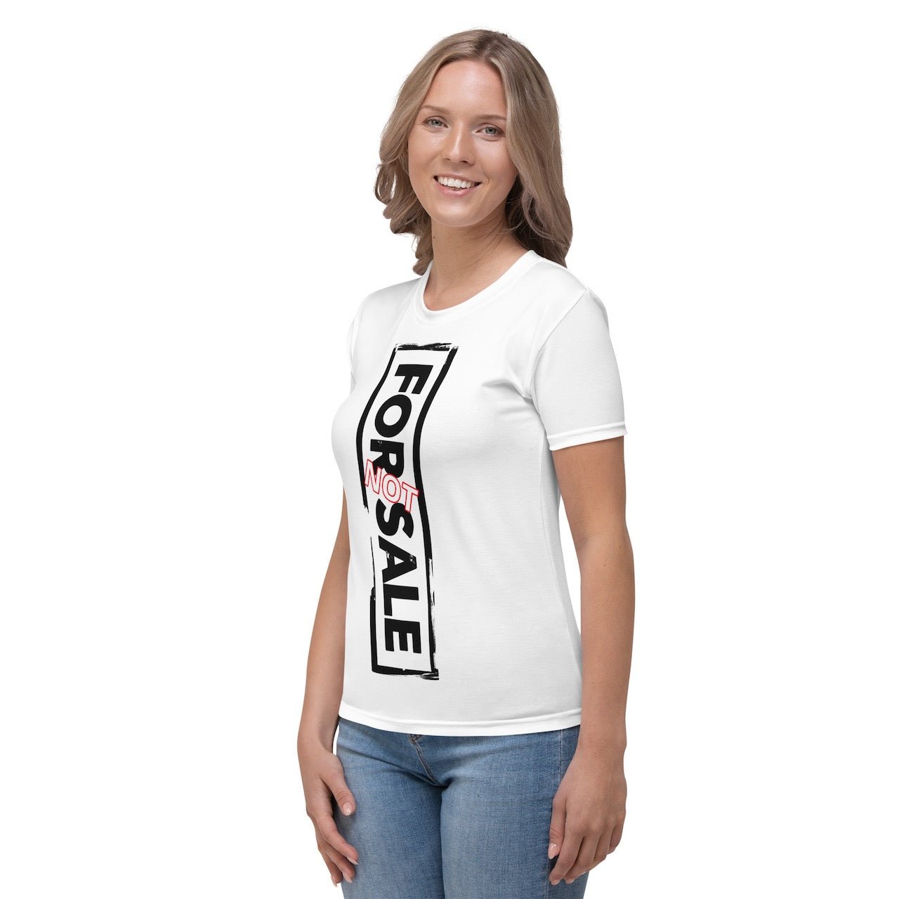 Not For Sale Black Stamp - Womens T-Shirt - iSAW Company