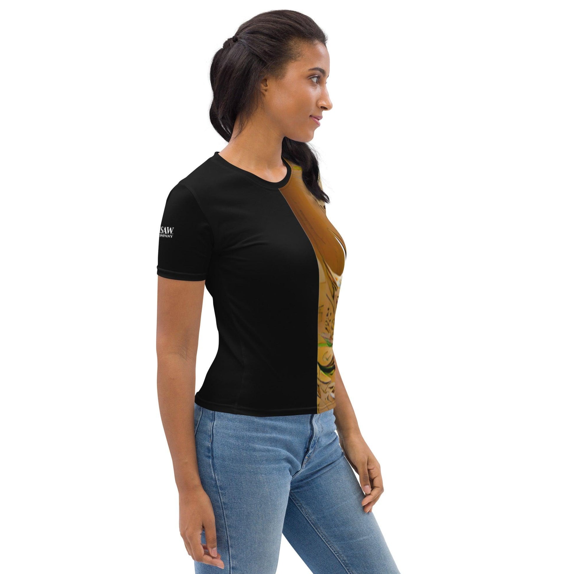 Half Black Half Gāolàng - Womens T-Shirt - iSAW Company