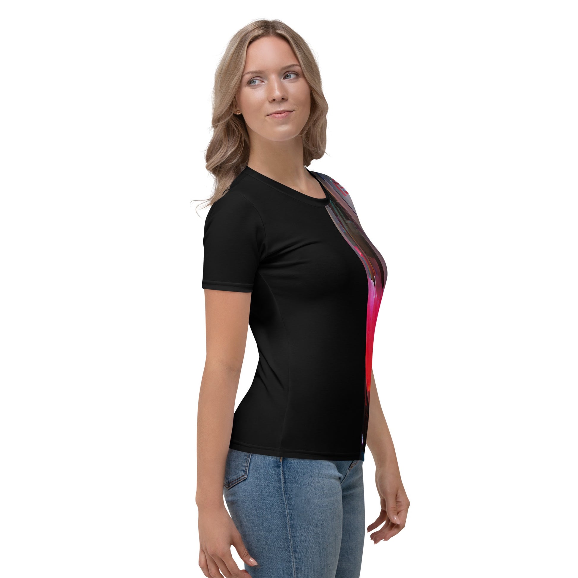 Half Black Half Báijiǔ - Womens T-Shirt - iSAW Company