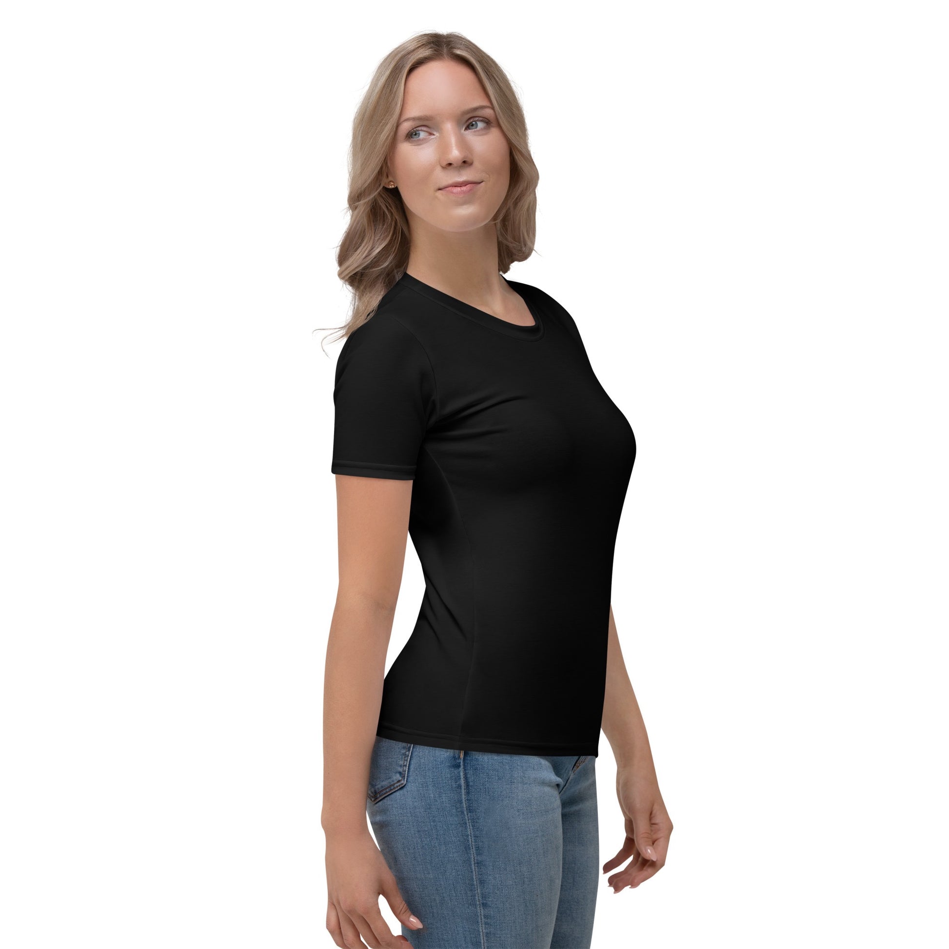 iSAW Womens Black T-Shirt - iSAW Company - iSAW Company